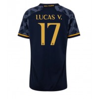 Real Madrid Lucas Vazquez #17 Replica Away Shirt Ladies 2023-24 Short Sleeve